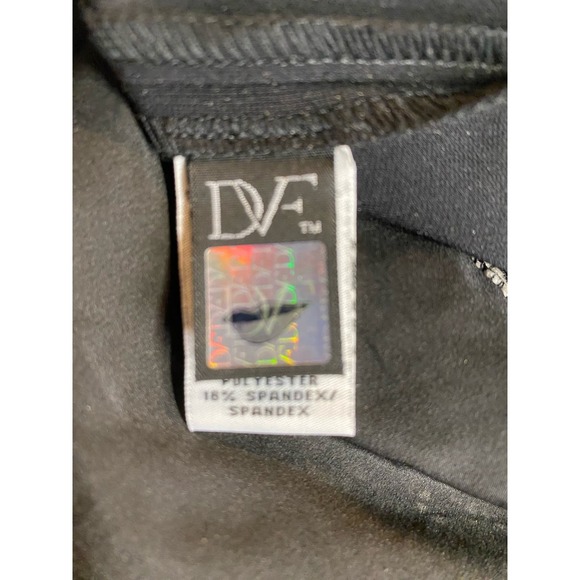 Diane Von Furstenburg Women's 10 Mahalia Chains Pencil Skirt Black Macrame NWT - Picture 6 of 7